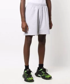 ( Positively Conscious ) Balenciaga Short De Sport à Ceinture élastique 1379 GREY -Vente magasin Balenciaga 17142354 34796188 600