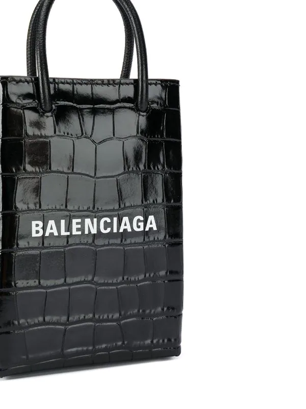 ( Positively Conscious ) Balenciaga 1090 BLACK étui Pour IPhone Shopping à Plaque Logo Femme 6 ( Positively Conscious ) Balenciaga 1090 BLACK étui Pour IPhone Shopping à Plaque Logo Femme – Image 4