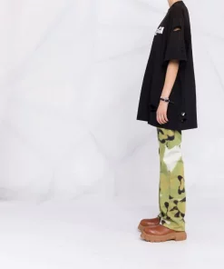 ( Nouvelle Collection ) Balenciaga T-shirt Ample à Logo Imprimé 1186 BLACKCLEAN/WHITE -Vente magasin Balenciaga 17298614 36575668 600