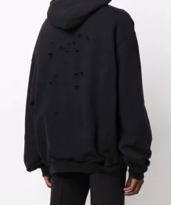 ( Nouvelle Collection ) Balenciaga Hoodie Imprimé à Effet Usé 1093 BLACK/BLACK/WHITE 12 ( Nouvelle Collection ) Balenciaga Hoodie Imprimé à Effet Usé 1093 BLACK/BLACK/WHITE -Vente magasin Balenciaga 17299209 36351866 600