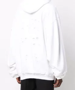 ( Nouvelle Collection ) Balenciaga Hoodie à Logo 9040 WHITE/BLACK 12 ( Nouvelle Collection ) Balenciaga Hoodie à Logo 9040 WHITE/BLACK -Vente magasin Balenciaga 17299219 36373558 600