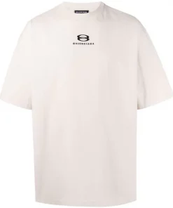 ( Positively Conscious ) Balenciaga T-shirt Oversize à Logo Imprimé Homme