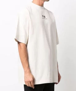 ( Positively Conscious ) Balenciaga T-shirt Oversize à Logo Imprimé Homme -Vente magasin Balenciaga 17334536 36690697 600