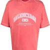 ( Positively Conscious ) Balenciaga T-shirt à Effet Usé Homme