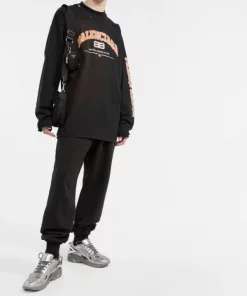 ( Positively Conscious ) Balenciaga Sweat à Logo Imprimé 1074 -BLACK/ORANGE/WHITE -Vente magasin Balenciaga 17334542 c56e50ff d826 473f a21f 88c80adb75ba 600