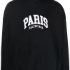( Positively Conscious ) Balenciaga Hoodie Paris à Logo Brodé 1070 BLACK/WHITE