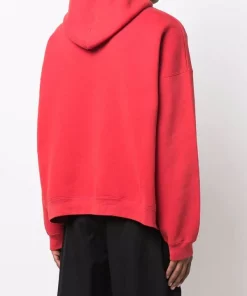 ( Positively Conscious ) Balenciaga Hoodie à Logo Imprimé 6441 CARDI RED/ORNGE/WHTE -Vente magasin Balenciaga 17334548 37084694 600
