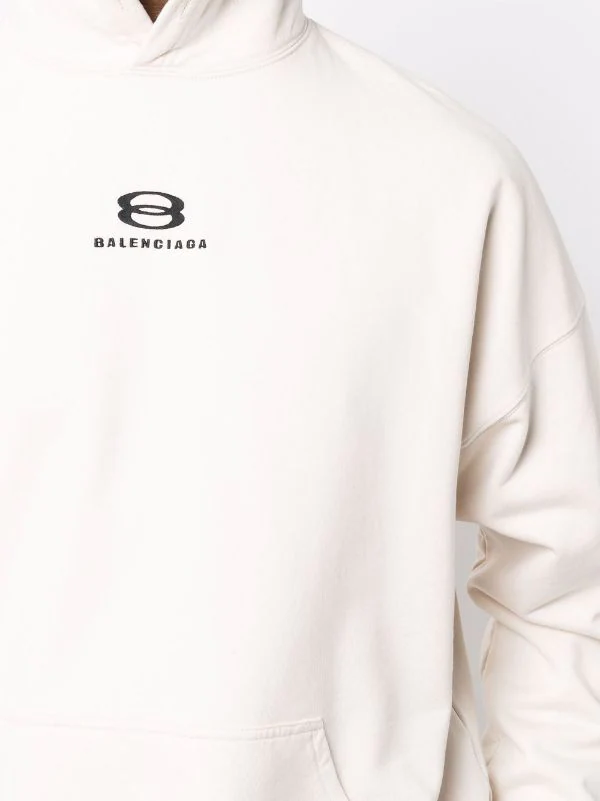 ( Positively Conscious ) Balenciaga Hoodie Ample à Logo Imprimé Homme 8 ( Positively Conscious ) Balenciaga Hoodie Ample à Logo Imprimé Homme – Image 6