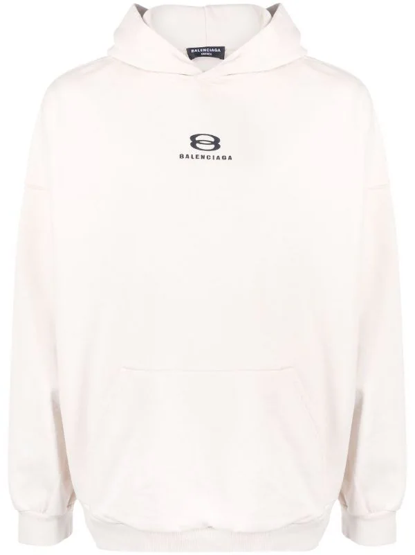 ( Positively Conscious ) Balenciaga Hoodie Ample à Logo Imprimé Homme 3 ( Positively Conscious ) Balenciaga Hoodie Ample à Logo Imprimé Homme