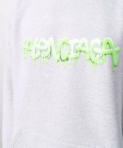 ( Positively Conscious ) Balenciaga Hoodie Slime à Imprimé Graphique Homme -Vente magasin Balenciaga 17334555 37088365 600