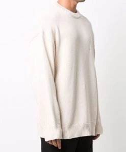 ( Positively Conscious ) Balenciaga 9800 ECRU Pull En Maille à Col Rond Homme -Vente magasin Balenciaga 17334558 36711496 600