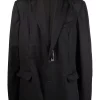 ( Nouvelle Collection ) Balenciaga Veste Oversize à Coutures Apparentes 1000 BLACK