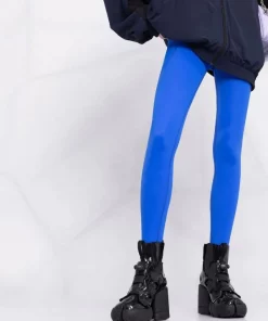 ( Positively Conscious ) Balenciaga 4066 ELECTRIC BLUE Legging à Taille Haute Femme -Vente magasin Balenciaga 17334620 36721324 600