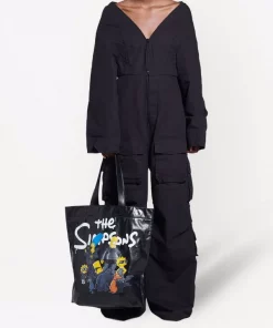 ( Positively Conscious ) Balenciaga X The Simpsons Sac Porté épaule M Shopper 1092 -BLACK -Vente magasin Balenciaga 17334621 36213727 600