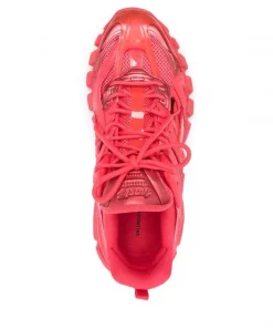 ( Positively Conscious ) Balenciaga 6000 RED Baskets Track 2 à Effet Superposé Homme -Vente magasin Balenciaga 17334626 37282239 600