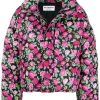 ( Positively Conscious ) Balenciaga 5630 PINK Doudoune à Fleurs Femme
