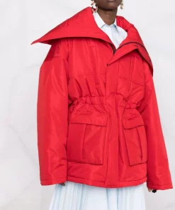 ( Positively Conscious ) Balenciaga Veste à Col Oversize 6400 -RED -Vente magasin Balenciaga 17334643 36942422 600