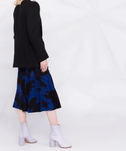 ( Positively Conscious ) Balenciaga Manteau Hourglass à Revers Contrastants 1000 -Black -Vente magasin Balenciaga 17334668 36444460 600