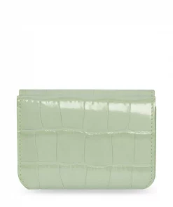 ( Positively Conscious ) Balenciaga Mini Portefeuille Cash à Effet Peau De Crocodile 3960 LIGHT GREEN/L BLACK -Vente magasin Balenciaga 17334728 36059681 600
