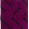 ( Positively Conscious ) Balenciaga écharpe En Maille à Motif Monogrammé Femme