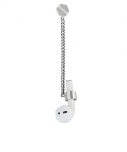 ( Positively Conscious ) Balenciaga Boucles D'oreilles Pendantes à Attache D'AirPods 0668 -SILVER -Vente magasin Balenciaga 17334748 36065333 600