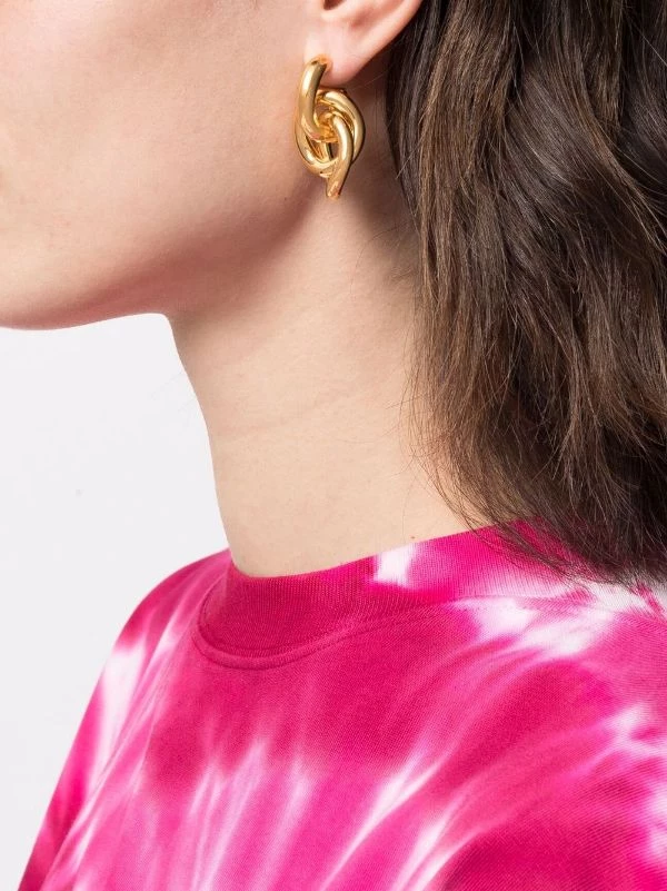 ( Nouvelle Collection ) Balenciaga Boucles D'oreilles Loop Triple Asymétriques 0027 SHINY GOLD 4 ( Nouvelle Collection ) Balenciaga Boucles D'oreilles Loop Triple Asymétriques 0027 SHINY GOLD – Image 2