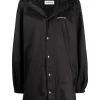 ( Positively Conscious ) Balenciaga Imperméable à Logo Imprimé 1000 -Black