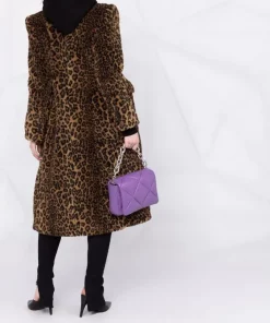 ( Positively Conscious ) Balenciaga 9364 BEIGE/BROWN Manteau à Imprimé Léopard Femme -Vente magasin Balenciaga 17335841 36443221 600