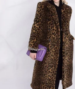 ( Positively Conscious ) Balenciaga 9364 BEIGE/BROWN Manteau à Imprimé Léopard Femme -Vente magasin Balenciaga 17335841 36444256 600