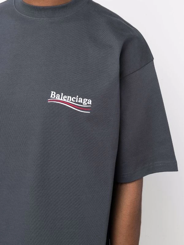 ( Positively Conscious ) Balenciaga T-shirt Political Campaign à Logo Imprimé Homme 8 ( Positively Conscious ) Balenciaga T-shirt Political Campaign à Logo Imprimé Homme – Image 6