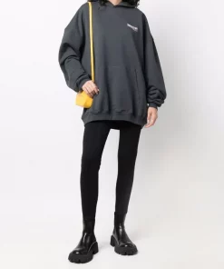 ( Positively Conscious ) Balenciaga Hoodie Oversize à Logo Imprimé Femme 10 ( Positively Conscious ) Balenciaga Hoodie Oversize à Logo Imprimé Femme -Vente magasin Balenciaga 17335859 37872450 600