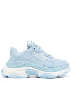 ( Positively Conscious ) Balenciaga Baskets Triple S 4090 LIGHT BLUE/WHITE