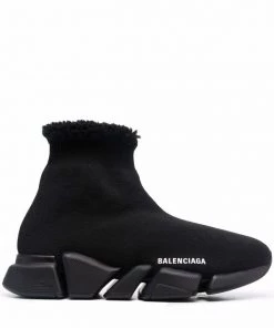 ( Positively Conscious ) Balenciaga Baskets Speed 2.0 1000 BLACK