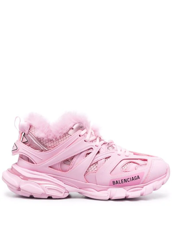( Positively Conscious ) Balenciaga Baskets Track En Fourrure Artificielle 5000 PINK/PINK FUR 3 ( Positively Conscious ) Balenciaga Baskets Track En Fourrure Artificielle 5000 PINK/PINK FUR