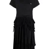 ( Positively Conscious ) Balenciaga 1000 BLACK Robe Volantée à Manches Courtes Femme -Vente magasin Balenciaga 17335904 b6906656 60ff 4ab6 9f4f 1df08be94e42 600