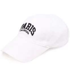 ( Positively Conscious ) Balenciaga Casquette Paris à Broderies 0906 WHITE/BLACK W