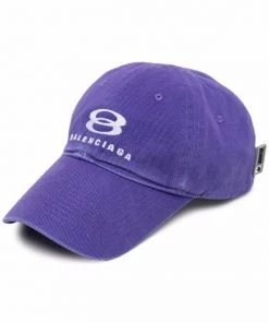 ( Positively Conscious ) Balenciaga Casquette à Logo Brodé Homme