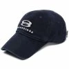 ( Positively Conscious ) Balenciaga Casquette à Logo Brodé 4061 MARINE BLUE/GREY