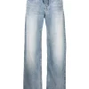 ( Positively Conscious ) Balenciaga 4012 PALE BLUE Jean New à Coupe Droite Femme