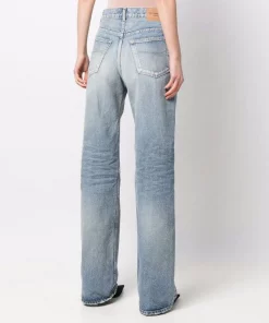 ( Positively Conscious ) Balenciaga 4012 PALE BLUE Jean New à Coupe Droite Femme -Vente magasin Balenciaga 17335922 37173879 600