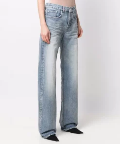 ( Positively Conscious ) Balenciaga 4012 PALE BLUE Jean New à Coupe Droite Femme -Vente magasin Balenciaga 17335922 37173880 600