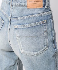 ( Positively Conscious ) Balenciaga 4012 PALE BLUE Jean New à Coupe Droite Femme -Vente magasin Balenciaga 17335922 37174392 600