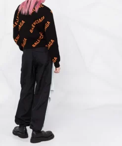 ( Positively Conscious ) Balenciaga Pull Crop à Logo 1018 BLACK/ORANGE -Vente magasin Balenciaga 17335943 656e2c3c b8ce 44dc 9b6a e80ef61c2853 600