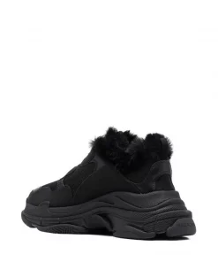 ( Positively Conscious ) Balenciaga Baskets à Bordures En Fourrure Artificielle 1000 BLACK/BLACK FUR 8 ( Positively Conscious ) Balenciaga Baskets à Bordures En Fourrure Artificielle 1000 BLACK/BLACK FUR -Vente magasin Balenciaga 17335945 37022958 600