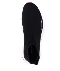 ( Positively Conscious ) Balenciaga 1096 BLACK/WHIT/TRASP RED Baskets Montantes Speed 2.0 Homme 9 ( Positively Conscious ) Balenciaga 1096 BLACK/WHIT/TRASP RED Baskets Montantes Speed 2.0 Homme -Vente magasin Balenciaga 17335954 37021961 600