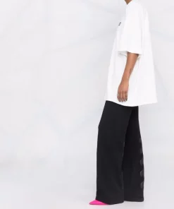 ( Positively Conscious ) Balenciaga T-shirt No Comment Oversize 0330 -OFF WHITE/BLACK W -Vente magasin Balenciaga 17335955 37594539 600