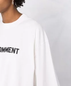 ( Positively Conscious ) Balenciaga T-shirt No Comment Oversize 0330 -OFF WHITE/BLACK W -Vente magasin Balenciaga 17335955 37596352 600