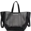 ( Positively Conscious ) Balenciaga Sac Cabas Everyday XL 1090 BLACK/ L WHITE -Vente magasin Balenciaga 17335959 37175634 600