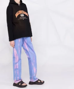 ( Positively Conscious ) Balenciaga Hoodie à Logo Imprimé Femme -Vente magasin Balenciaga 17335989 36721233 600