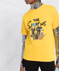 ( Positively Conscious ) Balenciaga T-shirt à Imprimé The Simpsons Femme -Vente magasin Balenciaga 17335999 36456710 600